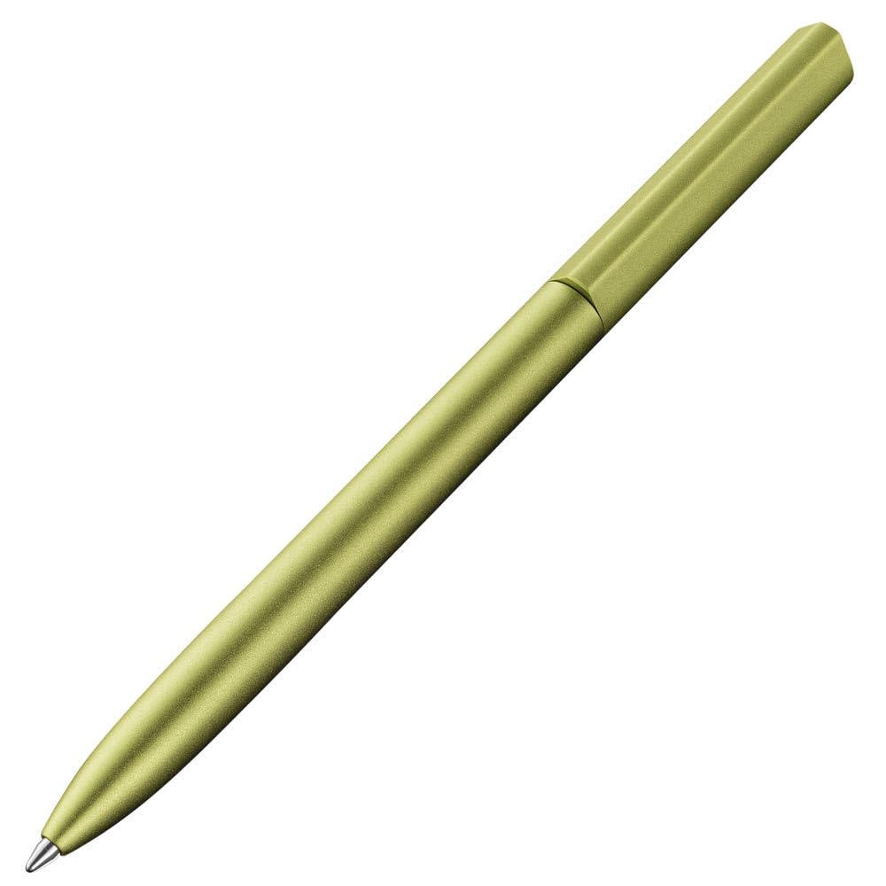 Pelikan Kugelschreiber Ineo® mit Gravur | inkl. Etui Wunschgravur (Platz für 10 Stifte) | Frühlings- Grün | Geschenkverpackung mit Gravur | Geschenk Pürfung Geburtstag