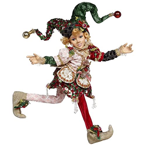 Mark Roberts Elves 51-23782 North Pole Jester Elf Girl Medium 16.5 Inches by Mark Roberts - Used condition - US$93.09