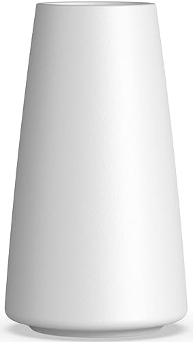 DECORPIA Premium Quality White Ceramic Vase | Modern Farmhouse bohemian