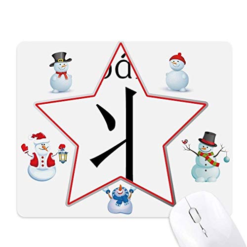 Tapis de souris Noël et composant chinois pan pour éviter la fatigue du poignet