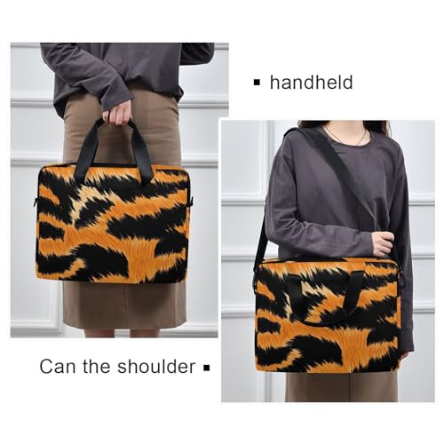 Funda para portátil con estampado tigre amarillo 13-15.6" miniatura 2