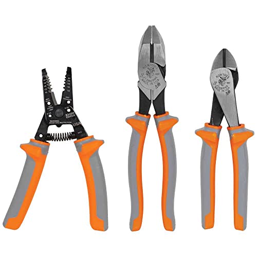 Insulated 1000V Plier Kit - Cut, Strip & Diagonal Cut! 2 41UhOr5LOvL