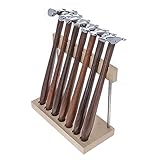 Universal Hobby 7pc Specialty Double-Ended Jewelers Hammer Set with Display Stand, Artisan Jewelry Making Tools