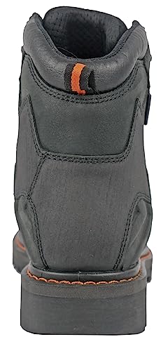 Hoss Boot Bronc Black 6 Inch Composite Safety Toe Waterproof Puncture Resistant Work Boot3
