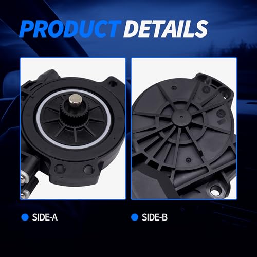 Image of HiSport 824602T000 Front Right Passenger Side Power Window Lift Motor Compatible with Kia Optima 2011-2015 2 Pins