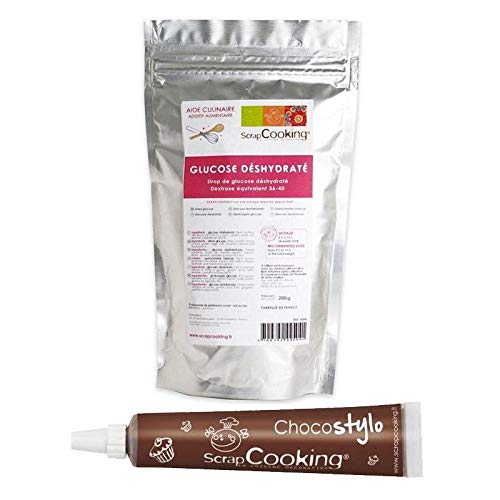 Glucosa seca 200 g + Tubo de chocolate para decorar