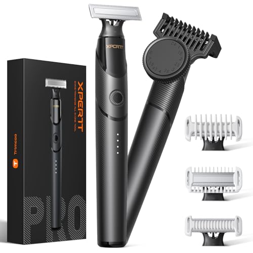 Image of Men's Electic Beard Trimmer with 12-in-1 Rotating Combs - Professional Precision Styling,Magnetic Snap Blade, Wet /Dry Use, USB-C Fast Charge, Travel Friendly - Ideal for All Beard Styles
