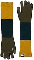 ZIG-ZAG Evolg Touch Screen Gloves Knit One Size Fits All (Kahki x D.Green x Mustard)