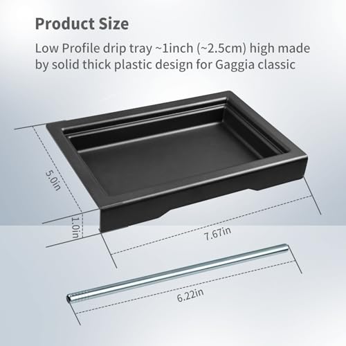 Bandeja de goteo para Gaggia Classic Pro que evita salpicaduras 4