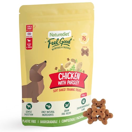 Naturediet - Feel Good Dog Treats - Chicken with Parsley (100g x 8 Packs) Soft Baked Training Treats for Dogs Grain Free - Image 3