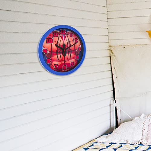 Spiderman Wall Clock For Boys Room - Marvel Room Decor Bundle With 9.75" Spiderman Wall Clock Plus Stickers And More For Kids And Adults | Spiderman Gifts #TOP1