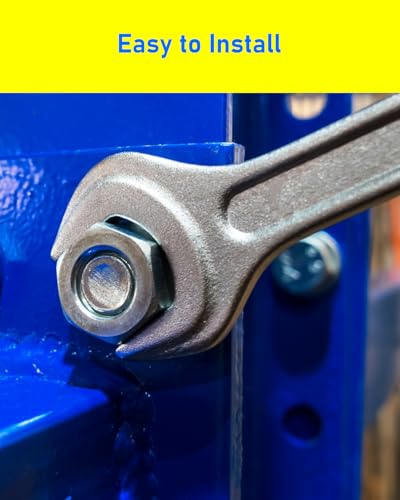 250 Stück Sechskantmutter, HOLMOL DIN 985 Selbstsichernde Muttern Edelstahl mit Box, Sicherungsmuttern für Schrauben, Selbstsichernde Muttern Set, A2 V2A Edelstahlmutter mit Metrischem Regelgewinde