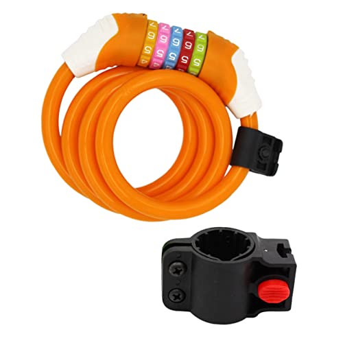 BESPORTBLE 1Pc 5 Cadeado De Corrente Cadeado De Bicicleta Resistente Scooter Anti-Cabo Trava De Bici