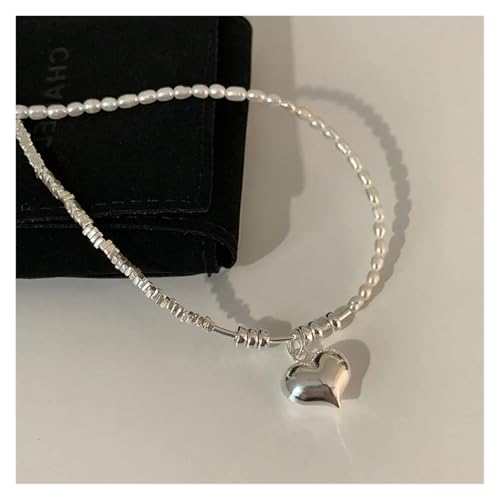 Collier de perles argent sterling bijoux femmes tendances