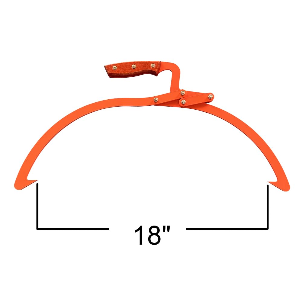 Drewniany uchwyt, 2 szczypce ślizgowe, antypoślizgowy uchwyt, narzędzie do podnoszenia, przeciągania i przenoszenia (45 cm)