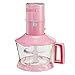 WECDS-PE Elektrischer Zerkleinerer 220V 3L 5-in-1 Elektrischer Fleischwolf Edelstahl Wurstwolf Lebensmittelzerkleinerer for Küche (Color : Pink, Size : 3L) (Pink 3L)