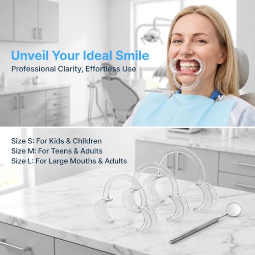 Image of 20 Pack Size M Dental Cheek Retractor C Shape Mouth Opener