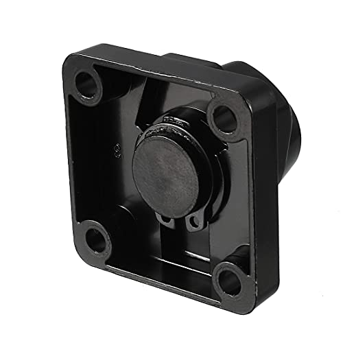 Uxcell 4-Inch Keyed Hasp Locks Zinc Alloy Twist Knob Keyed Locking Hasp W Screws For Door Cabinet Keyed Alike Black #TOP5