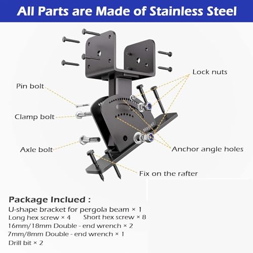 Supports de Relevage de Toitures pour Corriger l'Inclinaison d'un Carport Instable - 5