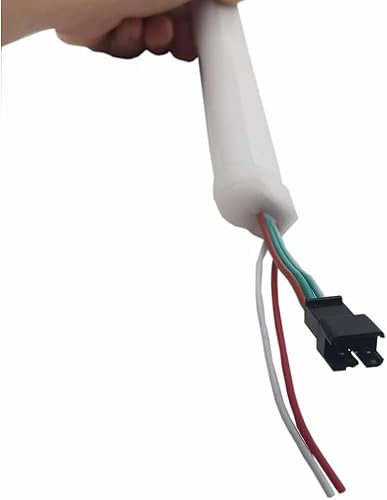 Miniatura 5 de Tira de luz LED neón flexible, tira de luz de neón blanca cálida de 16.4 pies, tira LED de neón impermeable flexible de 12 V, cuerda de luz LED de