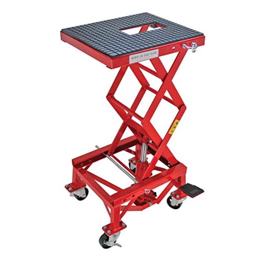 Extreme Max 5001.5083 Hydraulic Motorcycle Lift Table – 300 lb.