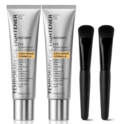 Botanikind 2PCS Perfection Eye Tightener Cream with 2 Brushes - Fine Lines & Wrinkles Lightweight Easy-Wear Formula Gentle Skin Care for All Skin Type gifts for women