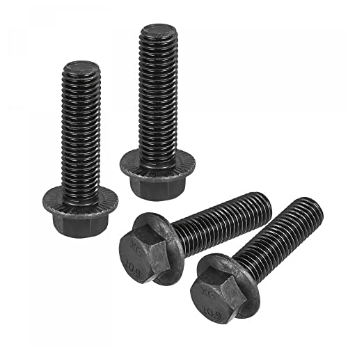 Boulon hexagonal M14 x 50 mm avec embase crantée anti-desserrage vibratoire