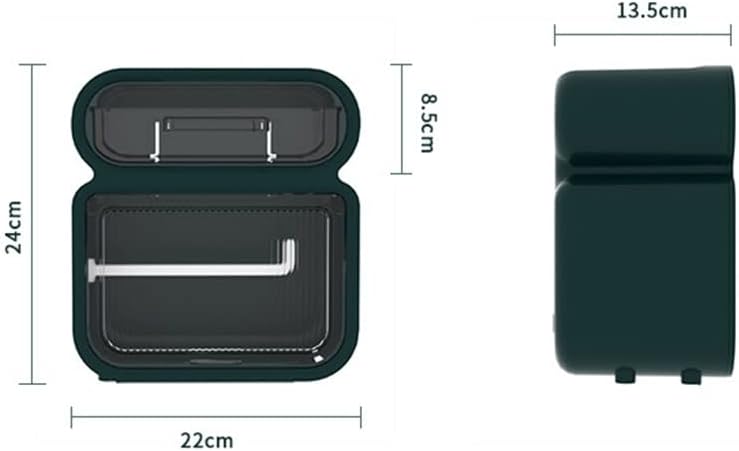 Perforation-Free Waterproof Tissue Holder Toilet Paper Box Storage Rack