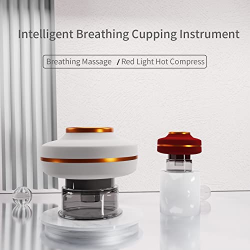 Ladtol Cupping Set,Two Cups,Intelligent Breathing Cupping Massage Instrument,Upgraded Electric Cupping Gua Sha Massager,For Body Massage, Pain Relief,Physical Therapy,Vacuum Cellulite #TOP5