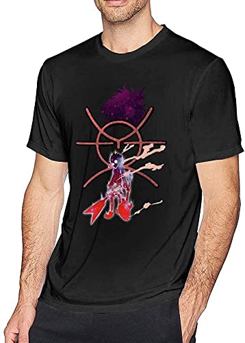 Mens Naota Nandaba Atomsk FLCL T-Shirts Tee Casual Blouse Tops Manches Courtes(Medium)