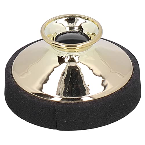 Saxophon Schalldämpfer, Dämpfer Schalldämpfer Sax Dämpfer Schalldämpfer Zubehör Alto Instrument Training Zubehör für Musikalische Anfänger Kinder(gold)