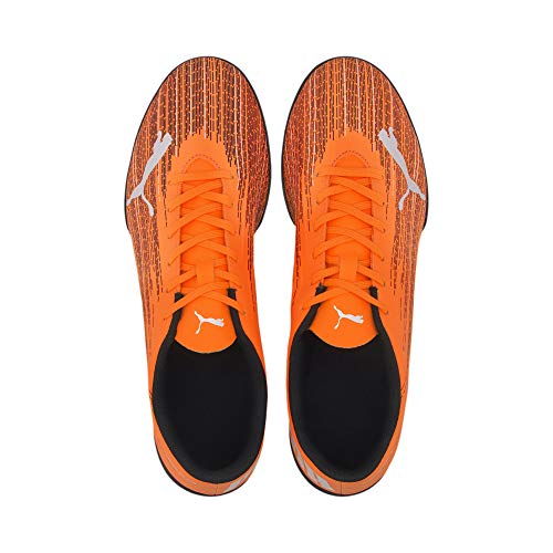 PUMA PUMA Men's Ultra 4.1 TT Football Shoe, Shocking Orange Black, 10.5