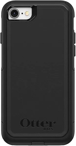 OtterBox iPhone SE 3rd & 2nd Gen (NOT SE4 – 2025 MODEL) iPhone 8 & iPhone 7 (NOT PLUS SIZED MODELS) Commuter Series Case - Black, Slim & Tough, Pocket-Friendly, with Port Protection