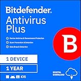 Bitdefender Antivirus Plus - 1 Device | 1 year Subscription | PC Activation Code by email