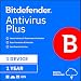 Bitdefender Antivirus Plus - 1 Device | 1 year Subscription | PC Activation Code by email