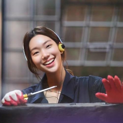 Retro Over-Ear Headphone,Vintage Feelings Underwire Headphone,Retro Lightweight Earphones,Hi-Fi Stereo Earphone Headset,Walkman Headphone,for Most Mobile Phones Playback Pevices Headphones (Orange) - Image 3