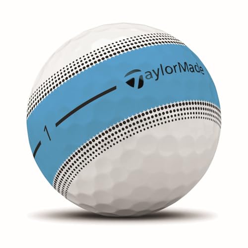 Image of TaylorMade Tour Response Golf Balls, Enhanced 360 ClearPath Alignment, Speed Wrapped Core for Distance and Feel, Pack of 12