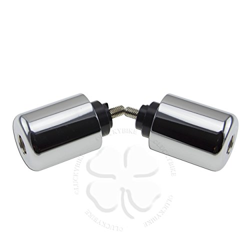 Chrome Anti Vibration Handle Bar End Weight Slider Reducing For Honda CBR Slug