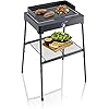 SEVERIN Staande grill met aluminium grillplaat en standaard, zwart, PG 8563