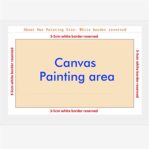 Yooyu Afrikaanse Grote Leeuwen Gezicht Canvas Schilderijen op de Muur Kunst Posters En Prints Dieren Leeuwen Art Pictures Voor Woonkamer 70x140cm Frameless - Afbeelding 7