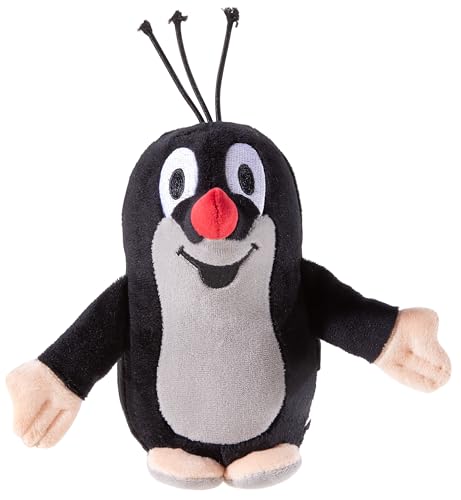 KLEINER MAULWURF GRS/PET Figur, Schwarz/Grau