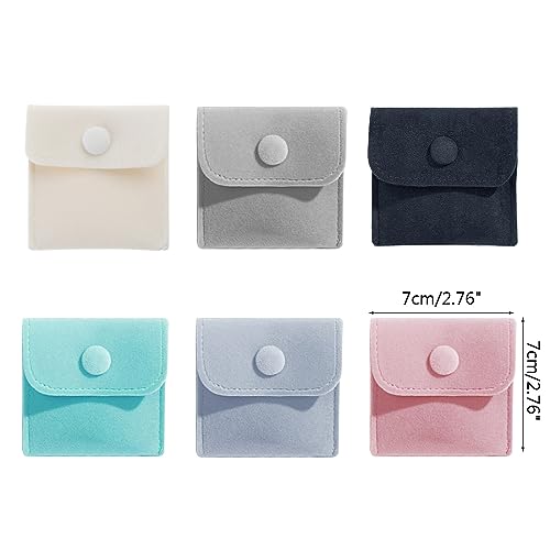 Bolsas para pulseras de textura premium con botón delicado 5