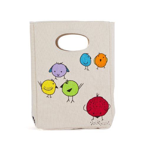 Preisvergleich Produktbild Fluf Bio Baumwolle Lunchtasche, Chirp