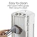 Hamilton Beach TrueAir Air Purifier with Reusable 99% HEPA Grade Filter to 3 Microns, Captures 99% of Allergens, Dust, Pollen, Pet Dander, Mold Spores, Reduces Odors, 3 Speeds, 140 Sq. Ft., White