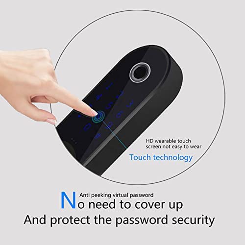 Inteligentne zamki, Zamek bezkluczykowy, automatyczna blokada drzwi na kartę IC, Bluetooth i identyfikacja biometryczna, wirtualne hasło, zabezpieczenie przed podglądaniem