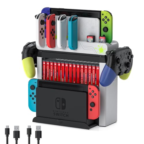 Switch Game Storage Controller Charger for Nintendo Switch