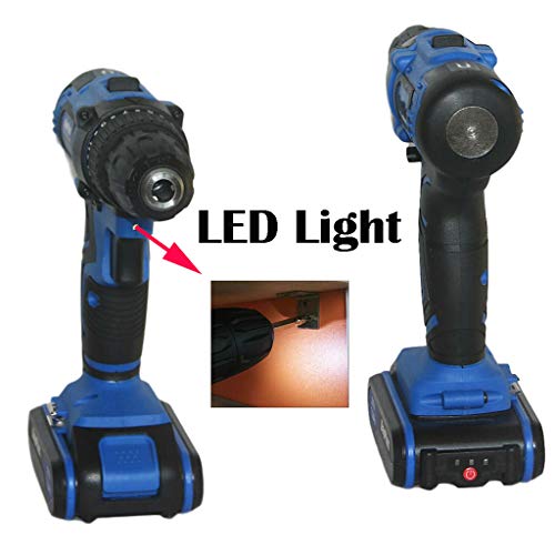 Akku Schraubendreher Set 21V Akkubohrschrauber mit 1 Akku, 45Nm Bohrmaschine Akkuschrauber, 18+1 Drehmomentstufen, 2… – Bild 3