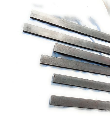 Pack de 6 unidades de Pletina hierro 40x6 mm. 6 unidades Pletina hierro 40X6 mm. 1 metro longitud. 6 Pletinas acero 1000 x 40 x 6 mm.