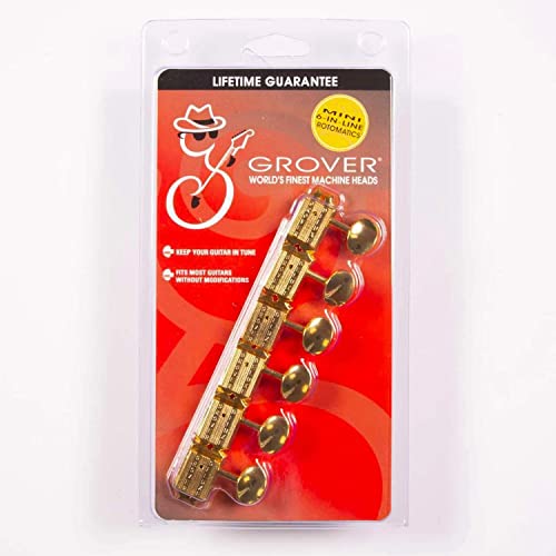 Grover 136G6 Tête de Mécanique Vintage Deluxe - Les Beatles, Paul McCartney, John Lennon, RIngo Starr, George Harrison Grover 136G6 Tête de Mécanique Vintage Deluxe