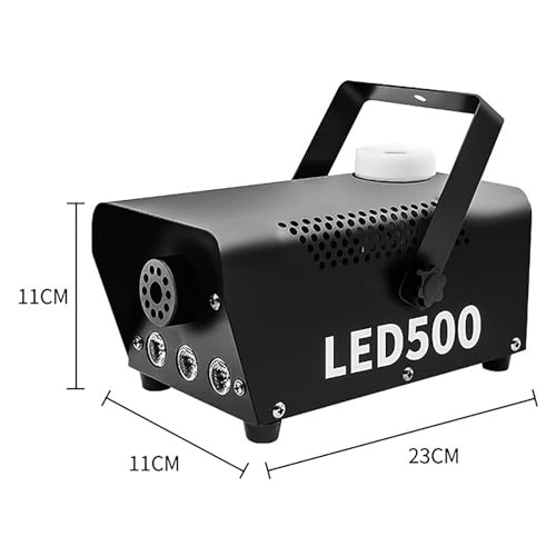 Máquinas de humo TsoLay, máquinas de niebla para escenario de 500 W con control remoto, luces integradas de 7 colores, efectos de destello/estroboscópico/liso/desvanecimiento, ideal para Halloween, fiestas, escenarios, bodas y Navidad miniatura 5
